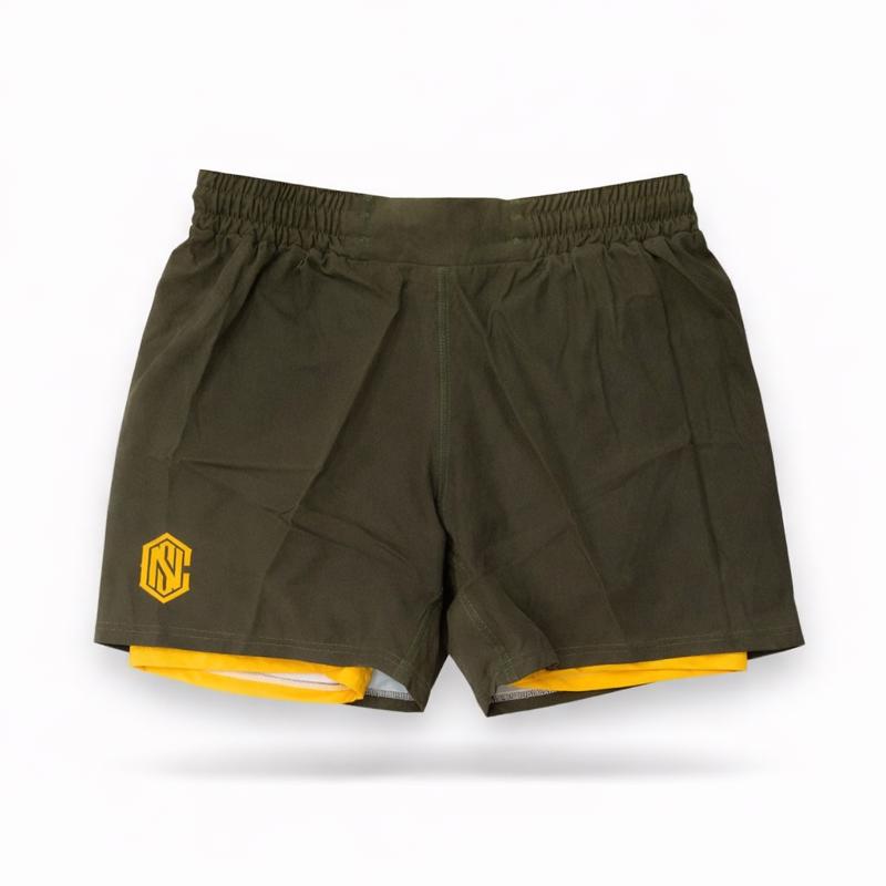CHOSEN minimal HYBRID Fightshorts - olive